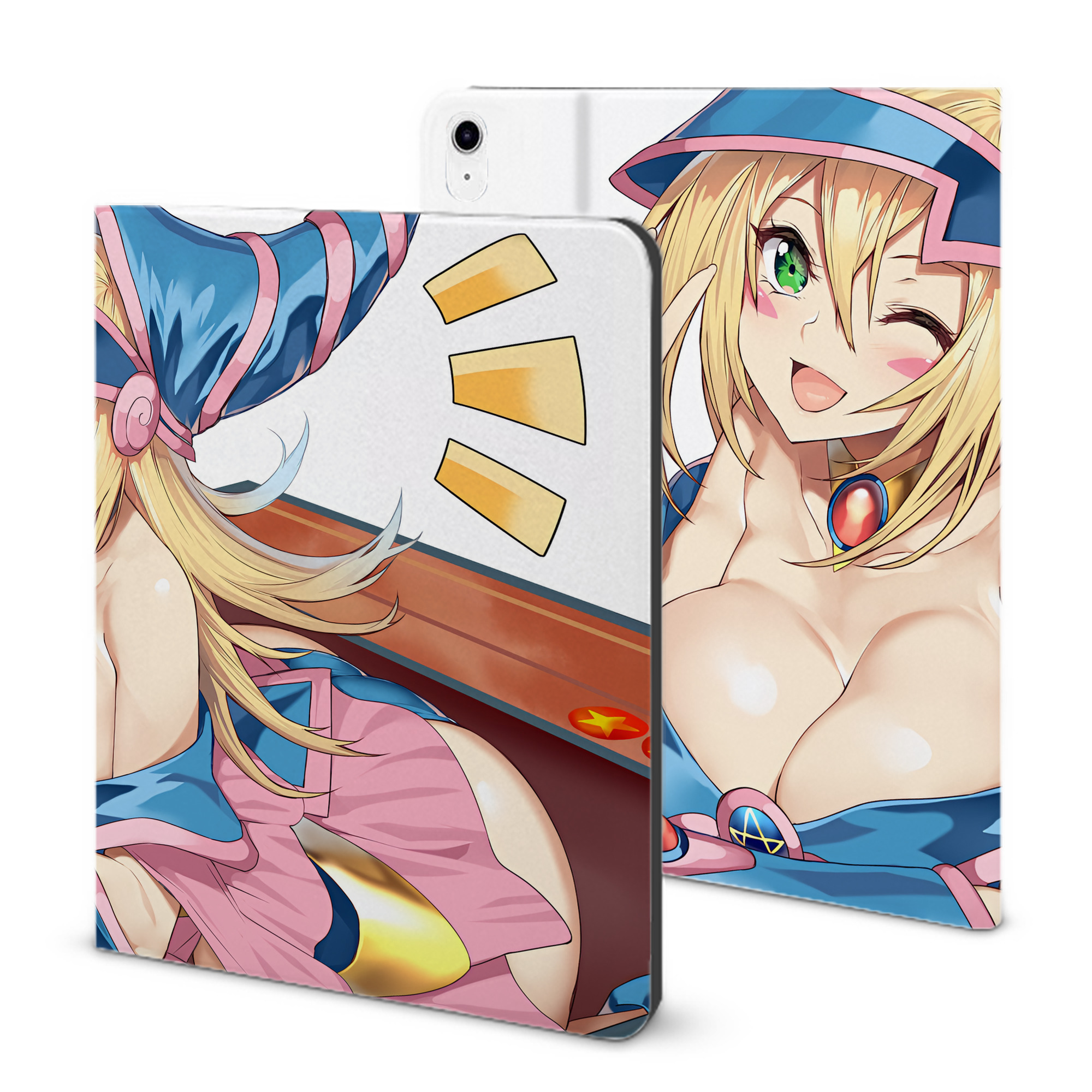 （画像用） 遊☆戯☆王 Yu-Gi-Oh! IPad ケース ブック型 PUレザー TPU 耐衝撃 軽量 薄型 ペン収納なし 全面保護 IPad 各モデル対応